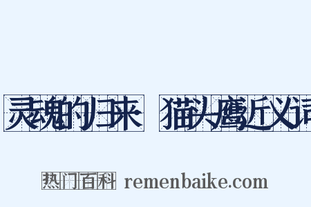 灵魂的归来·猫头鹰近义词是什么意思的图片